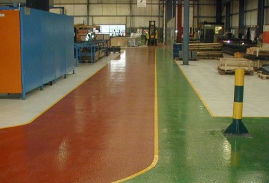 Factory floor coating 1